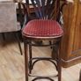 Pair of Vintage Bentwood Bar Stools Image 2