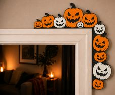 Jack-o-Lantern Door Frame Corner Decor
