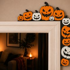 Jack-o-Lantern Door Frame Corner Decor