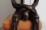 Seated Sculpture - Bronze