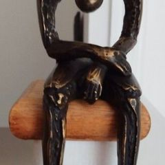 Seated Sculpture - Bronze