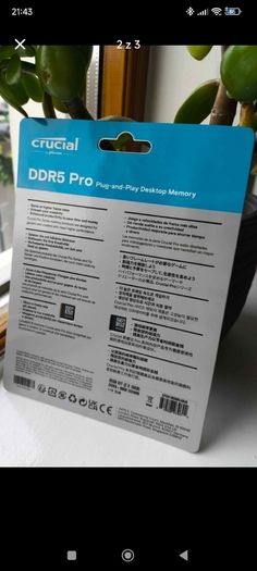 Brand New Pc Ram Crucial Pro Oc 32gb 2x16gb Ddr5 6000mhz Xmp Expo