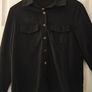 SHEIN Classy Solid Collared Button Up Flap Pocket Shirt,Long Sleeve Image 5