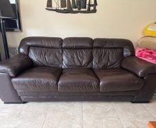 Leather sofa