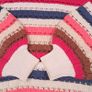 Minus Open-Knit Multi-Colour Beige Pink Blue Striped Crew Neck Jumper Sweater Size M Image 5
