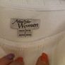 Atlas for Women white embroidered fleece size UK 18/20 EU46/48 Postage included Image 3