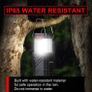 Solar Camping Lights, 2 Pack Portable LED Rechargeable Torch, Super Bright Collapsible Waterproof Camping Lantern for Outdoor Hiking Fishing Emergency (FREE POSTAGE) Image 3