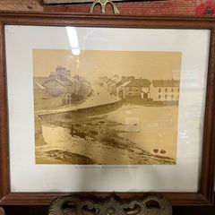 vintage framed photo Dunfanaghy Donegal