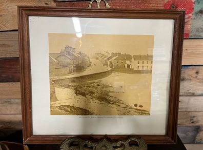 vintage framed photo Dunfanaghy Donegal