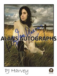 PJ Harvey Autograph