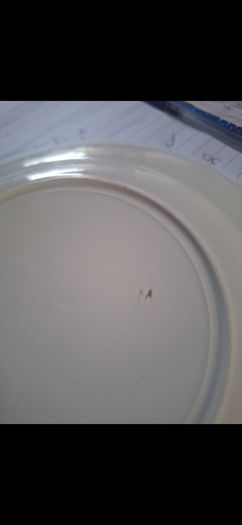Antique Blue Willow transferware side plate,