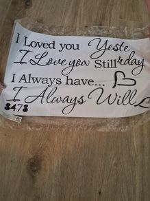 Love quote home wall decal