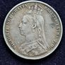 1889 Queen Victoria Jubilee Head Silver Shilling coin, Image 2