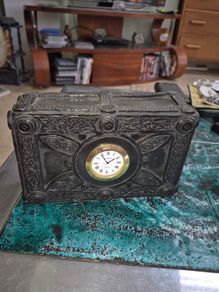 Beautiful bronze colour clock