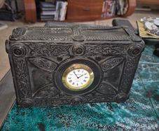 Beautiful bronze colour clock