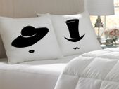Lady and Gentlemen cushion covers