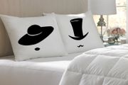 Lady and Gentlemen cushion covers