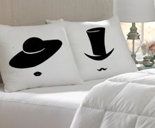 Lady and Gentlemen cushion covers
