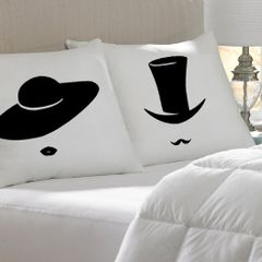 Lady and Gentlemen cushion covers