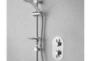 Thermostatic Concealed Shower Valve, Dual Control, Chrome
