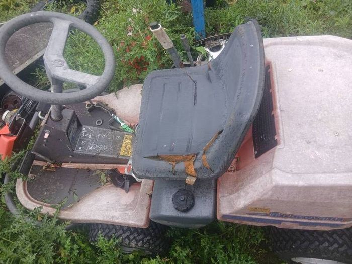 2 husqvarna rider mowers