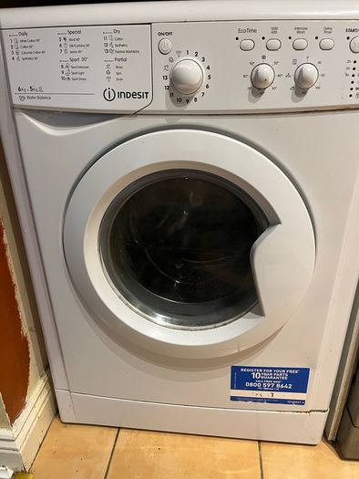 Indesit washer and dryer