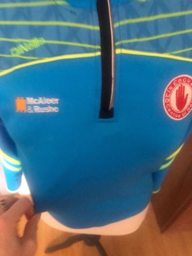 Signed Tyrone half zip gaa aged 12-13