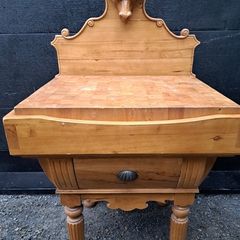 vintage butcher's block