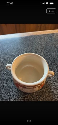 Vintage soup mug
