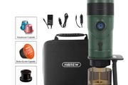 BRAND NEW Portable Coffee Machine for Car &amp; Home,DC12V Expresso Coffee Maker Fit Nexpresso Dolce Pod Capsule Coffee Powder