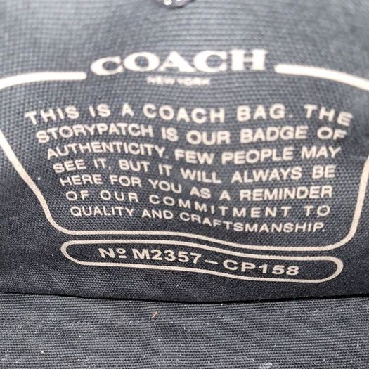 Coach Canvas Tote Bag