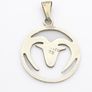 Mexican Ram Sterling Silver Pendant Image 3