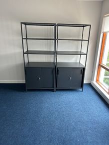 two shelving units for sale