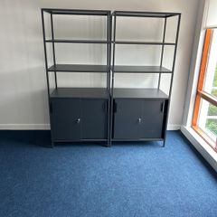 two shelving units for sale