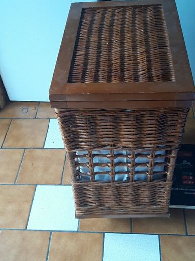 bedroom laundry storage basket. nice and clean. size 56Hx45W x34Dcm