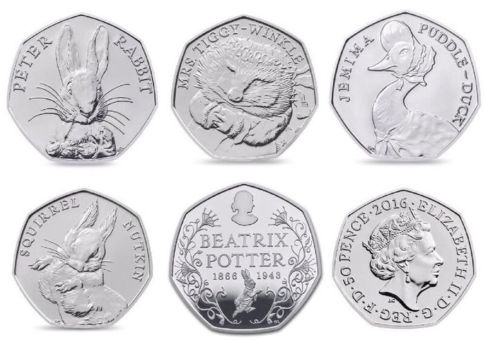 Beatrix Potter Coins Uncirculated,And Mint