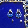 Vintage Unique 1980s Necklace and Earrings Set Image 5