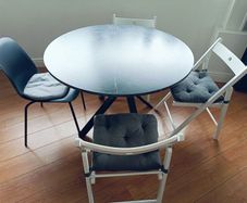 Dining table and chairs
