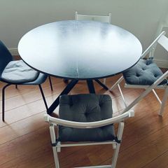 Dining table and chairs