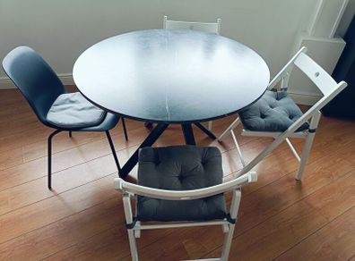 Dining table and chairs