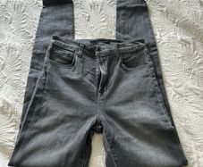 J Brand Grey High Waist Skinny Jeans Waist 27"