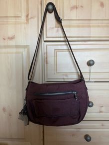 Kipling crossbody bag in dark red