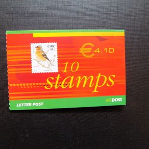 Ireland 2002.Definitive Stamps in Booklet.Chaffinch.Mint Never Hinged.MNH.