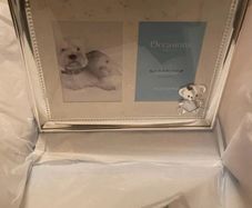 Newbridge silverware baby photo frame