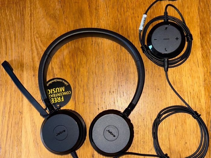 Jabra Evolve 30 UC Stereo Wired Headphone Model: ENC060