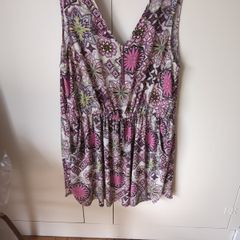 Sundress Size 18 Adjustable Waist & Pockets