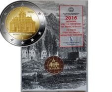 Greece 2 Euro Base Metals Brilliant Uncirculated Coin 2016 - 150 Years from the Arkadi Monastery Torching - 2 Euro Commemorative Coin