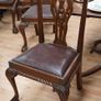 Edwardian Chippendale-Style Beech Dining Chairs _ Set of 6 Image 3
