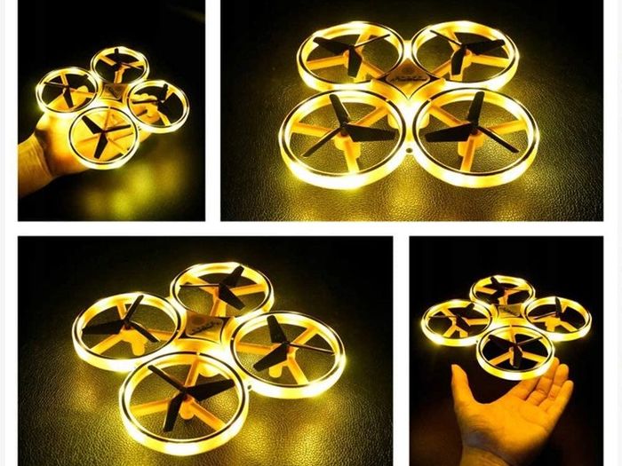 Brand New FIREFLY Smartwatch Intelligent 4-axis Aircraft  Drone Yellow.