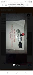 Ignition Lock Barrel Starter Switch Cylinder For 08-17 Renault Kangoo 8200214168 @ OCG